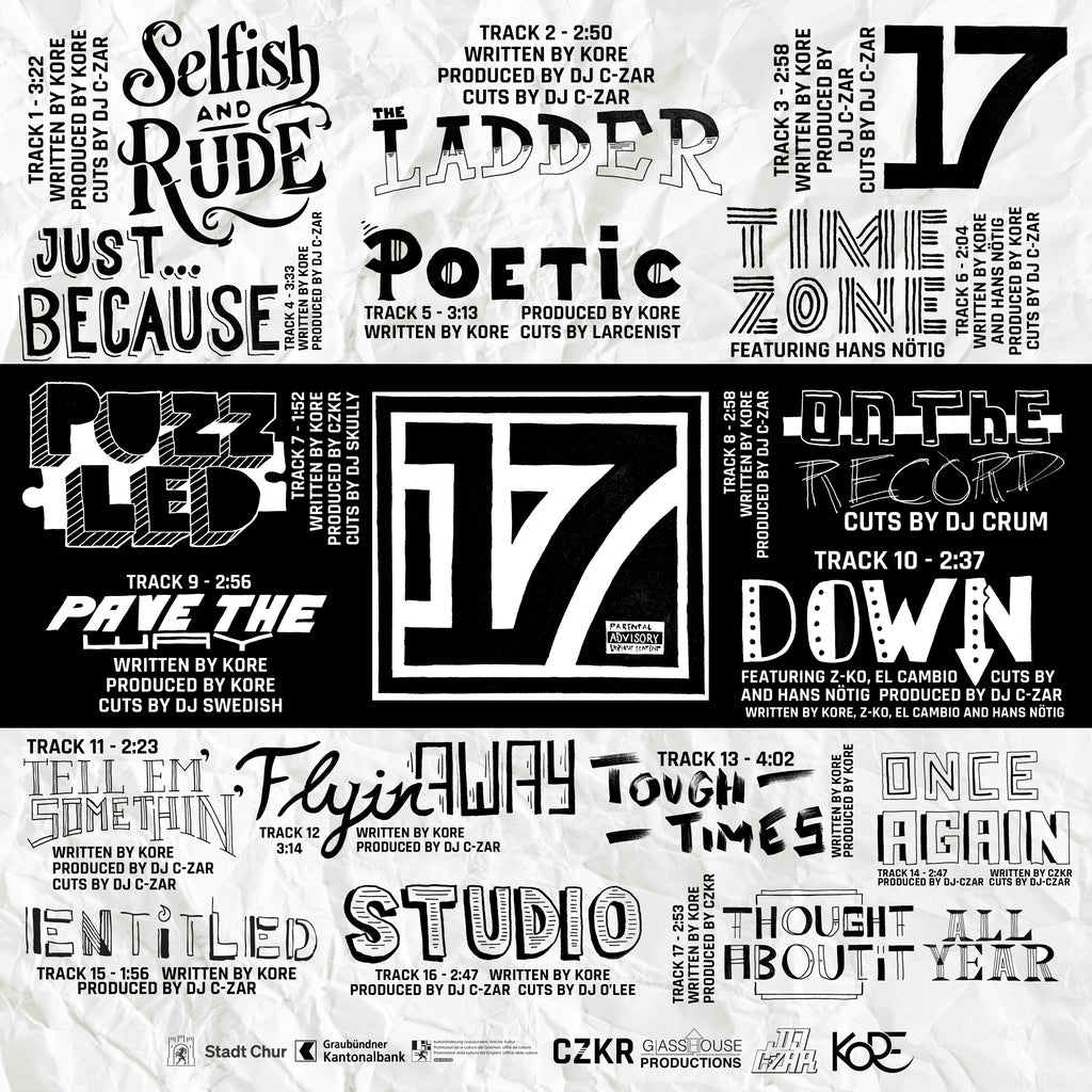 12-Inch Vinyl Record - CZKR 17 Album (Double LP)